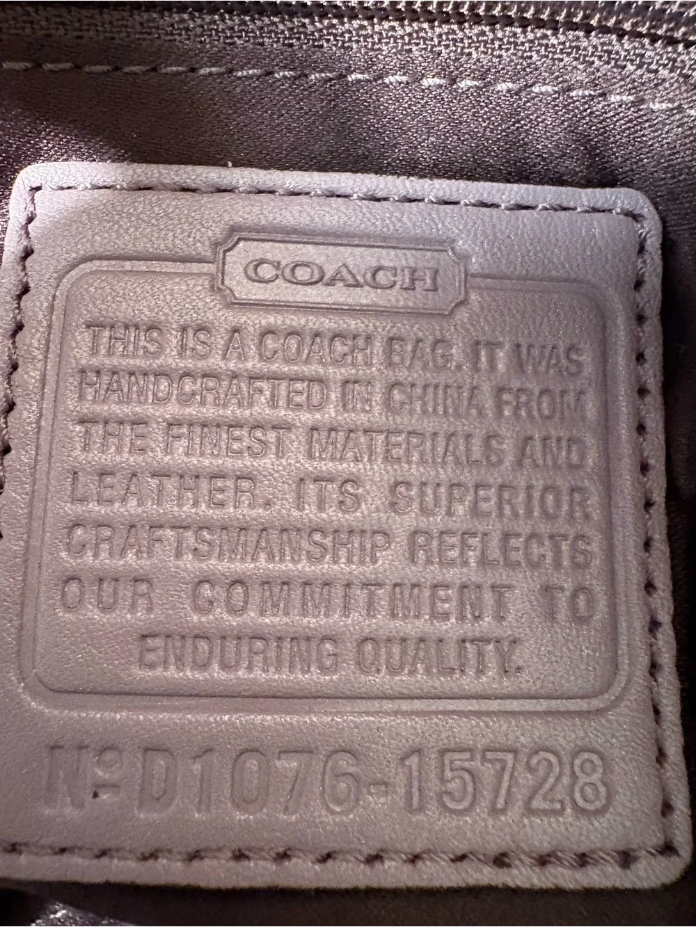 Coach authentic mia